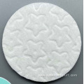 Organic beauty facial makeup cotton pads with pattern